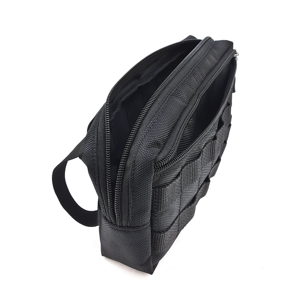 Подсумок утилитарный MOLLE 25x13x6см с дополнительным карманом — 7x3