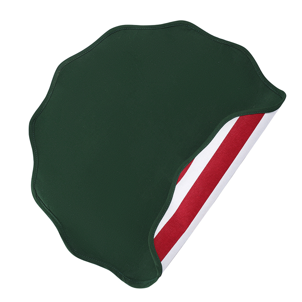 Салфетка под приборы trendy christmas красного цвета из коллекции new year essential, D40 см