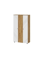 Шкаф для одежды распашной Белый 120х46х210 см