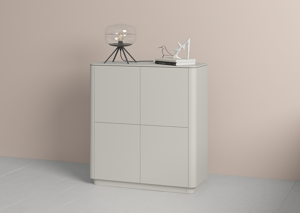 Шкаф Tammi 4 двери (серо-бежевый)