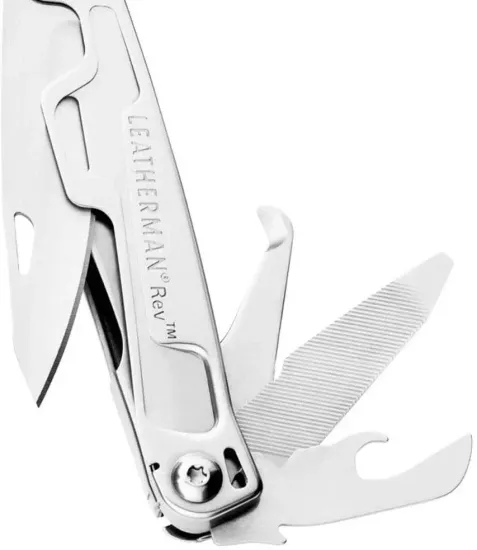 Мультитул пассатижи LEATHERMAN Rev (832130) серебристый