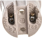 Патрон керамический Е27 для лампы накаливания, светодиодной, переносной