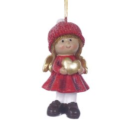 GAEM Фигурка декоративная подвесная "Ангел", L4,5 W3,5 H10 см, 2в.