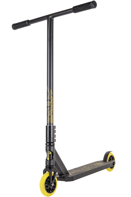 Самокат трюковой TECH TEAM Duker 303 Black/Yellow 2022 черный/желтый