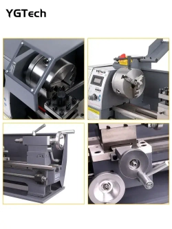 Многофункциональный высокоточный токарный станок MX210V600 1100 Вт с набором аксессуаров из 16 предметов /Улучшенная модель нового поколения