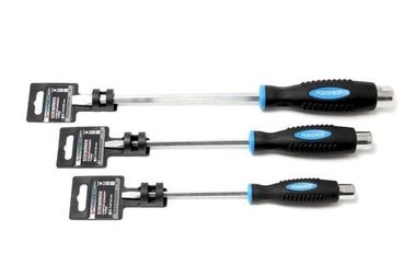 Отвертка шлицевая силовая магнитная ''Profi''S2 SL12х200мм, на пластиковом держателе Forsage F-70212200