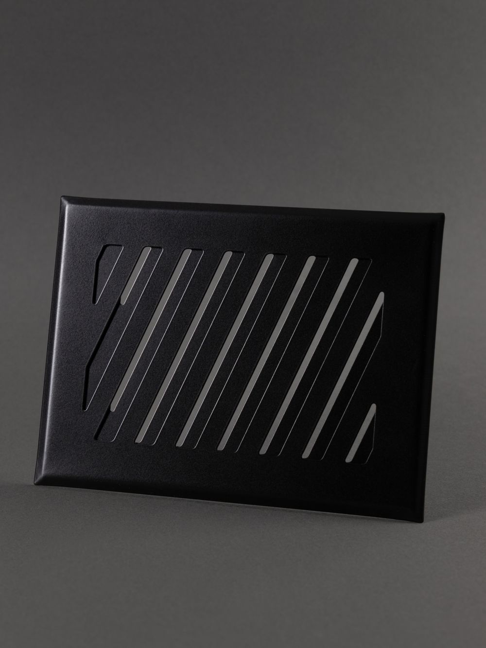 Решётка вентиляционная на магнитах Заслонка 150 х 300 Черная