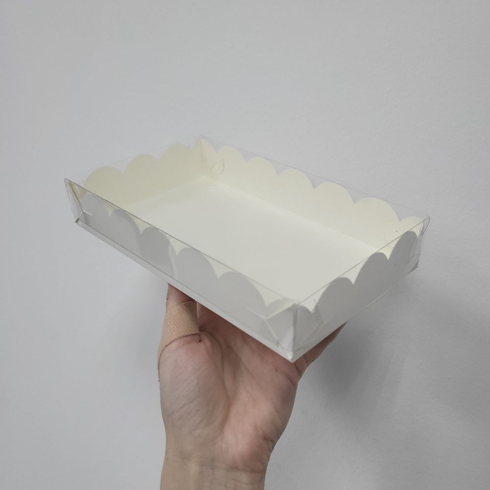 Коробка 20*12*3,5 см Белая (набор 5 шт)