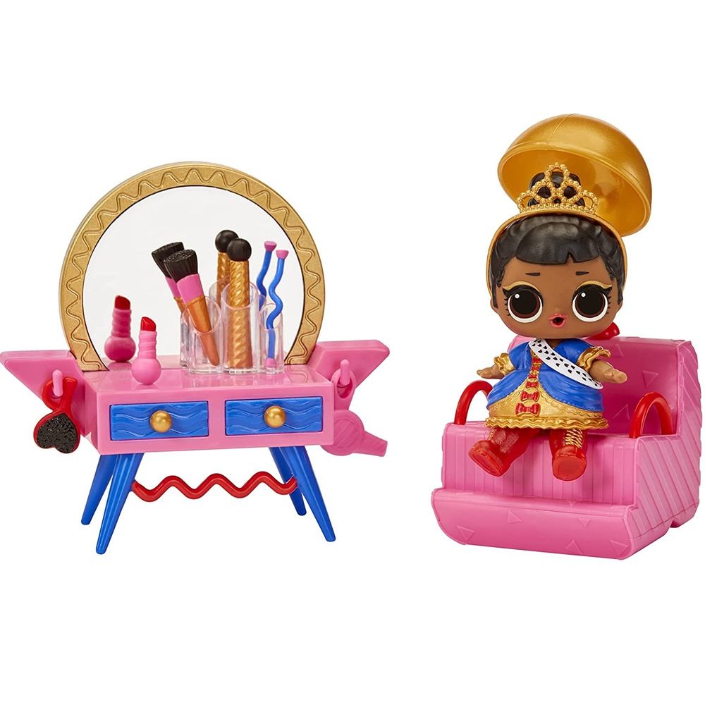 L.O.L. Surprise! Набор мебели Салон красоты с Her Majesty 6 серия O.M.G. House of Surprises Beauty Booth Playset