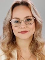 Оправа для очков для зрения металлическая брендовая