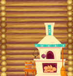 Фотообои для детского сада Русская печка 170