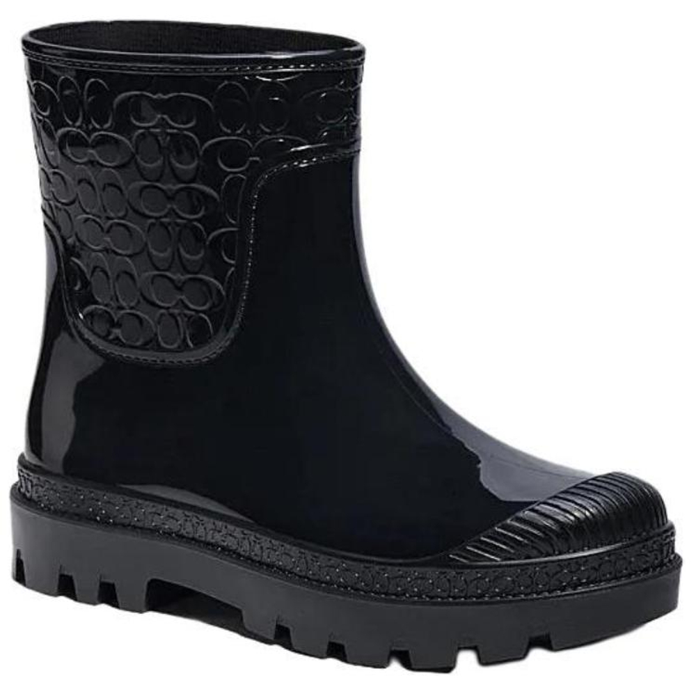 COACH Rain Boots Women"s Black