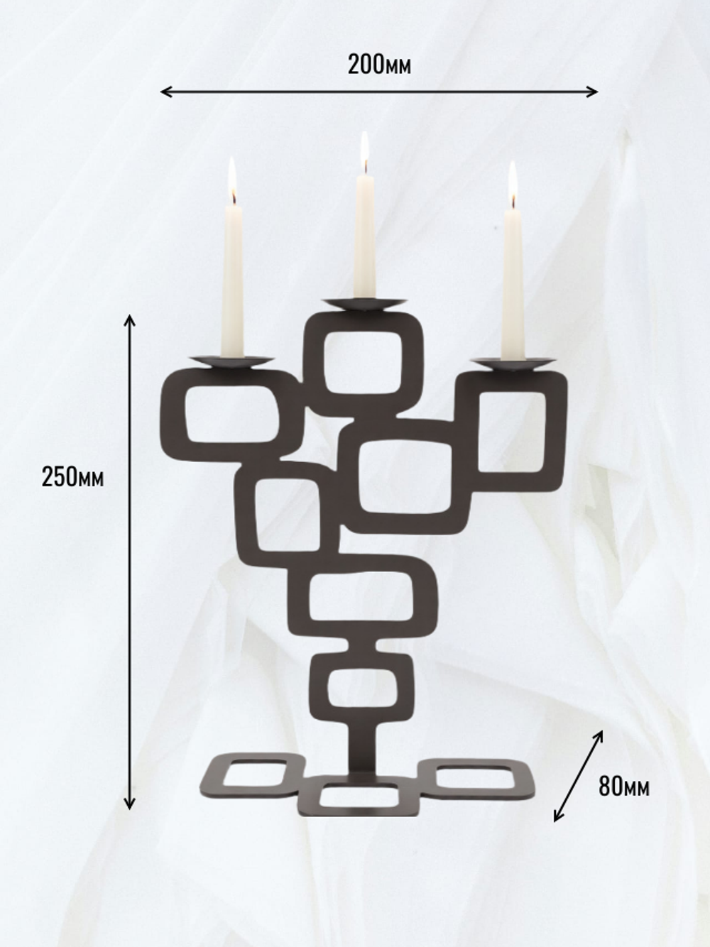 Подсвечник для свечей "Пузыри"