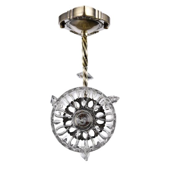 8190/1W CLASSI LN25 24 античная бронза, металл/хрусталь Бра E14 1*40W 220V LINN