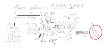 МАГАЗИН 10 МЕСТНЫЙ СОК-АК СБ15 УП в калибре 7,62х39 (Сайга-7,62)