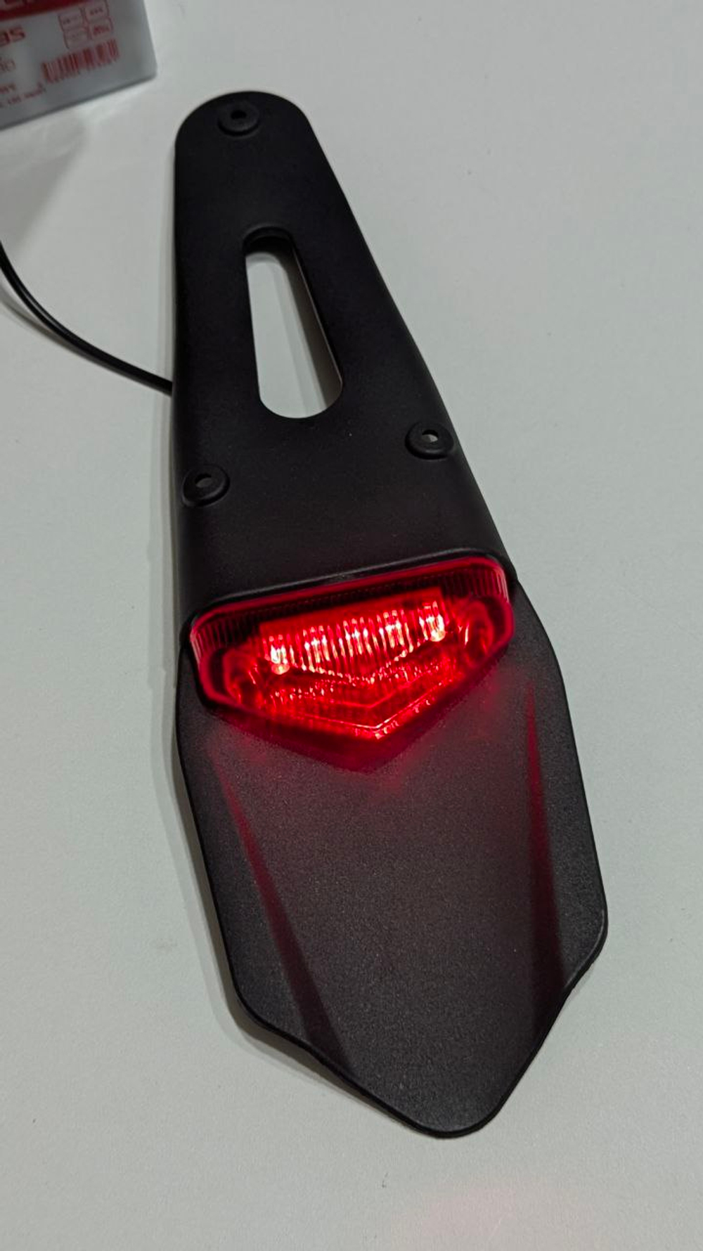 Крыло заднее со стоп-сигналом (универсальное) мотоцикл, питбайк, мопед