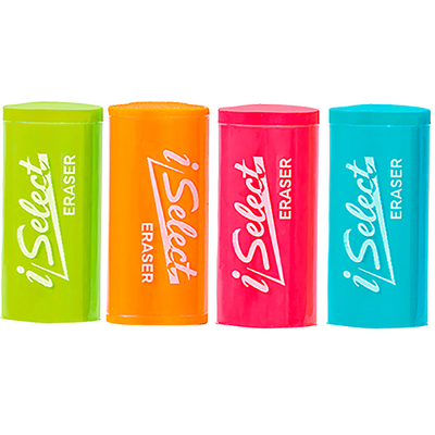 Ластик DELI " i Select", треугольный, ассорти (35х15х15 мм)