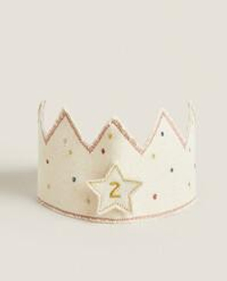 Декоративный венок Zara Home, хлопок, бежевый, 7611/722
