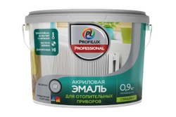 Эмаль для радиаторов акриловая Profilux Professional глянцевая белая