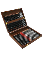 Набор карандашей в подарочной деревянной коробке Derwent Sketching 48 ш