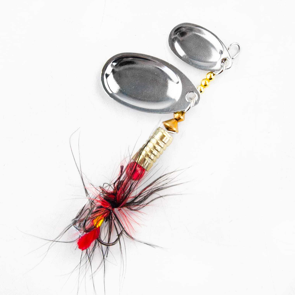 Блесна вращающаяся Grows Culture SZP Двойная В3+1, #077 (7.5гр), 5шт/уп