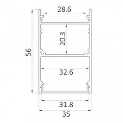 Накладной светильник 6063 LINE 3556 0412605