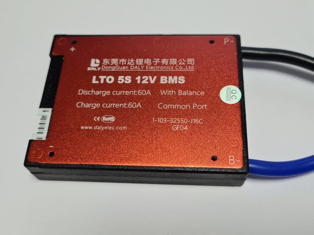 Плата контроля BMS LTO 5S 12V 60A