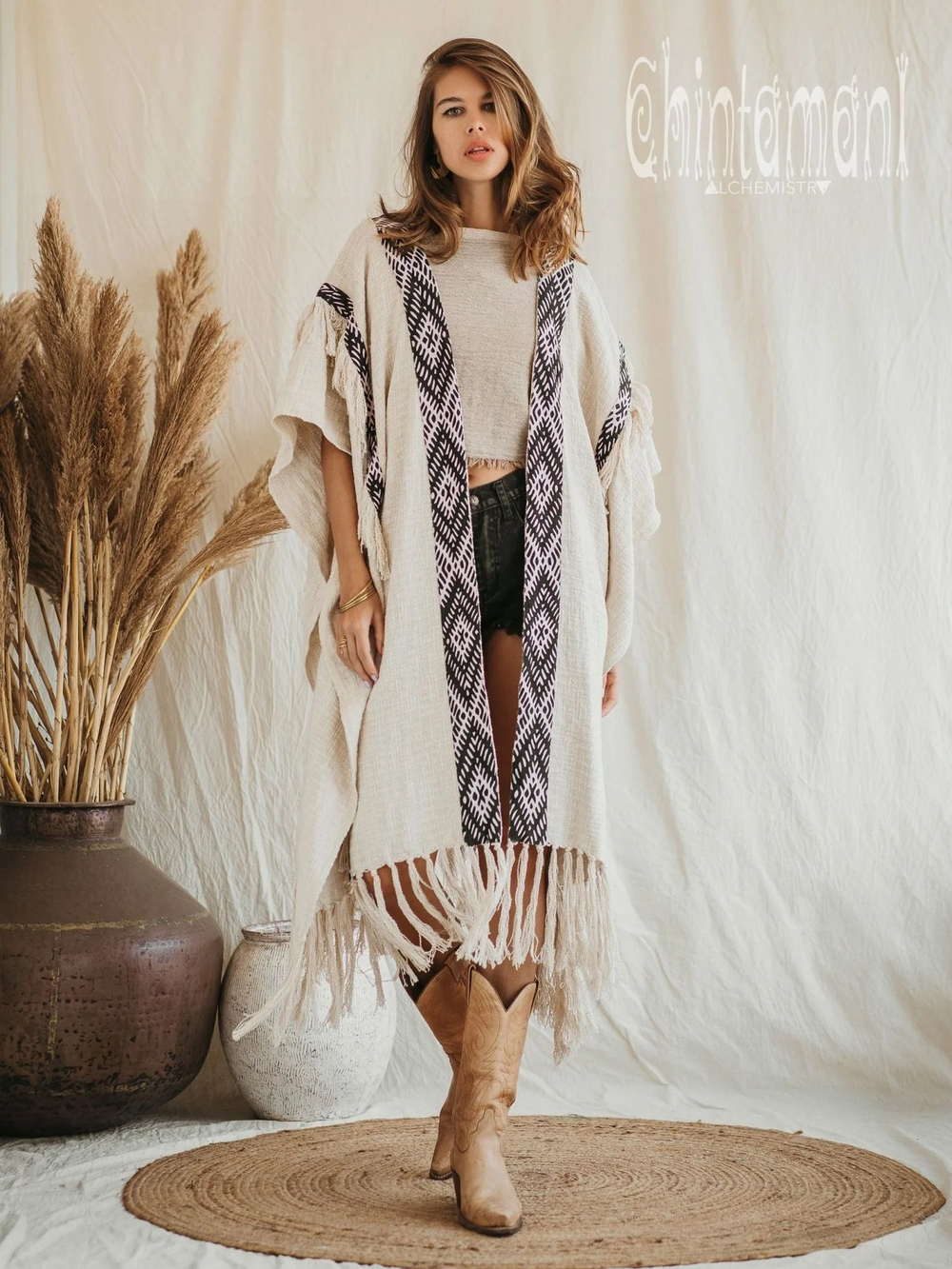 Пончо Chintamani БОХО