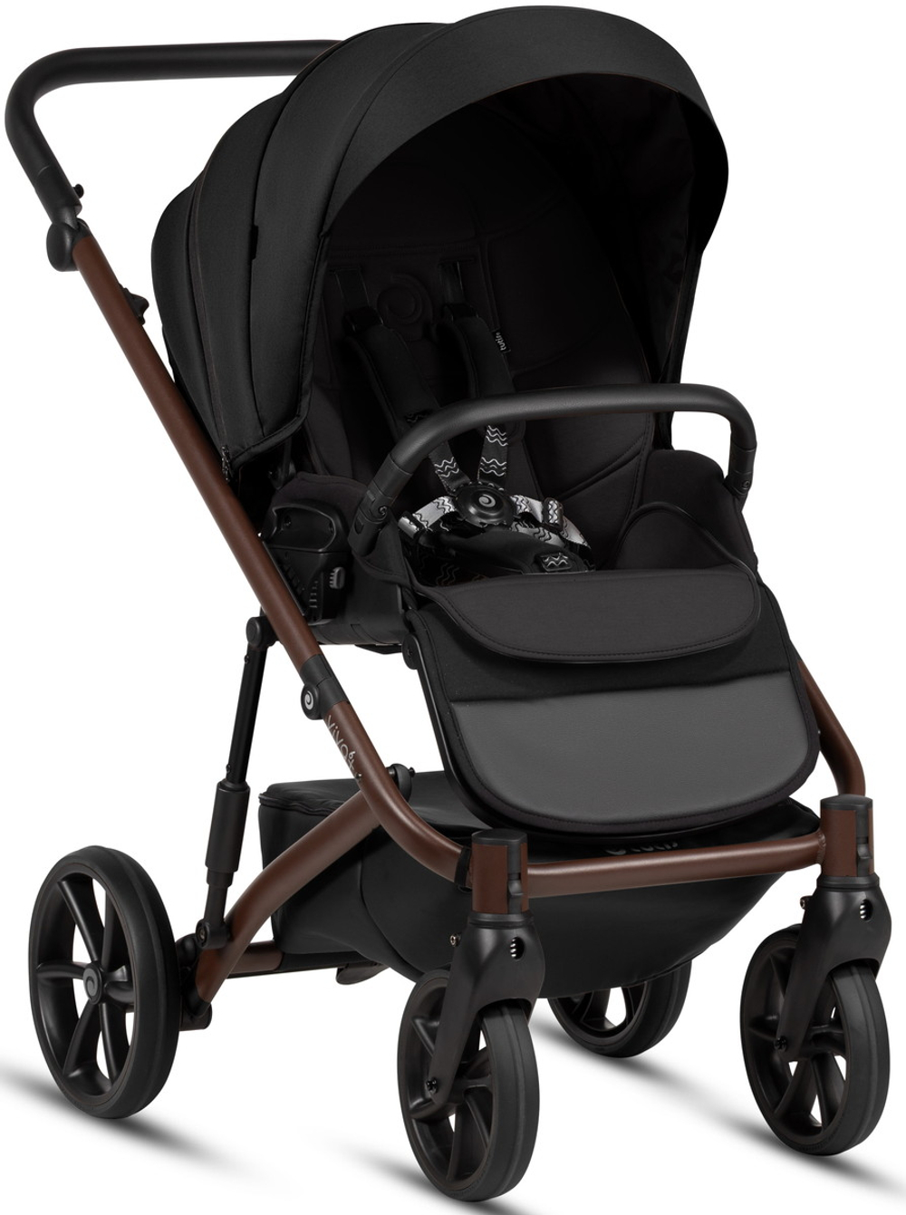 Детская коляска Tutis Viva 6 Plus Essential 3 в 1 с автокреслом Beno Beige 1612070 Caviar