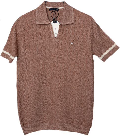 Футболка Поло из хлопка и льна MeleCL (Турция). Р-ры 46-52