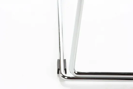 Барный стул Neo металические ножки хром, сиденье черный пластик