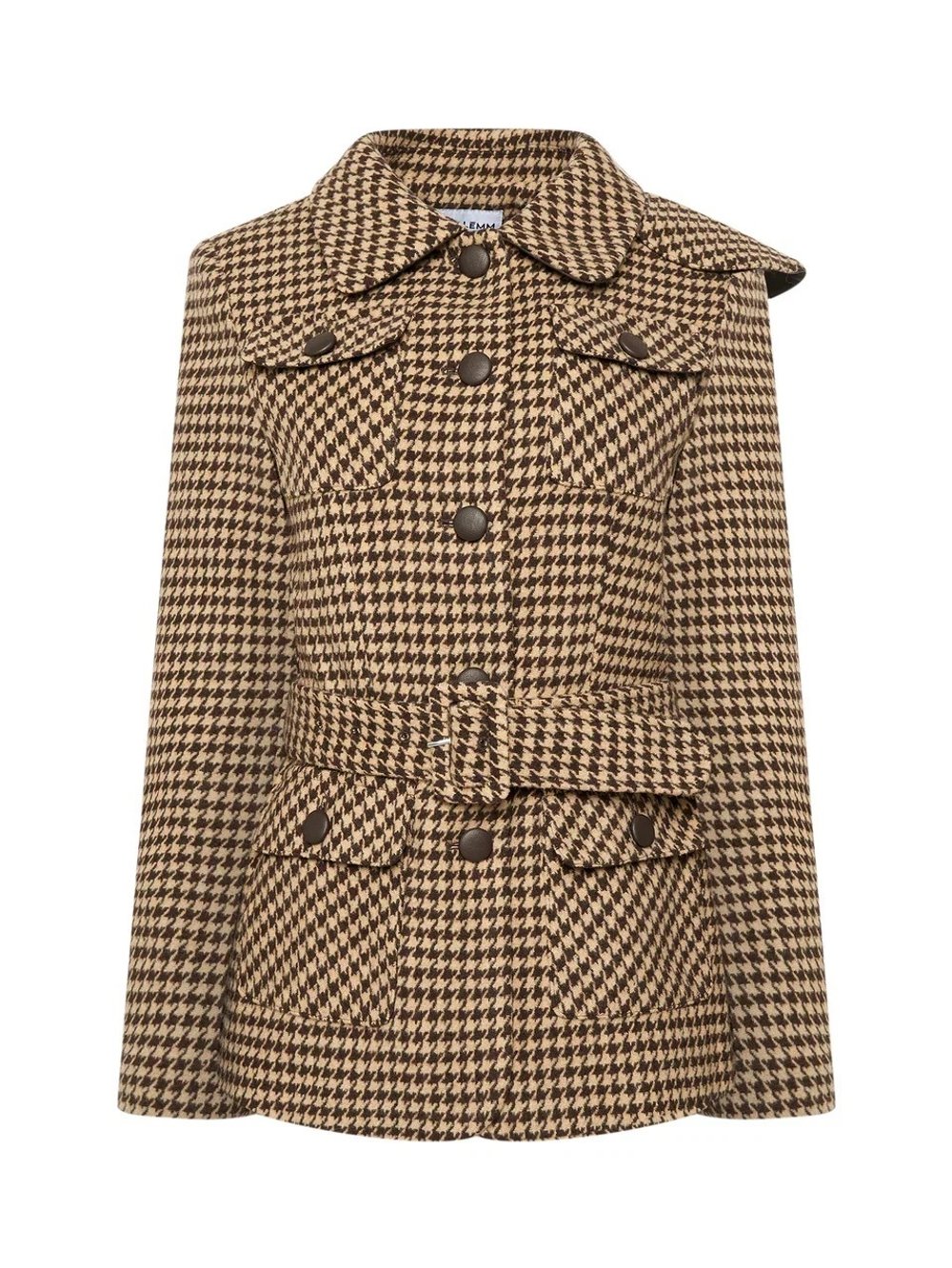 Жакет- пальто из шерсти, Бежевый