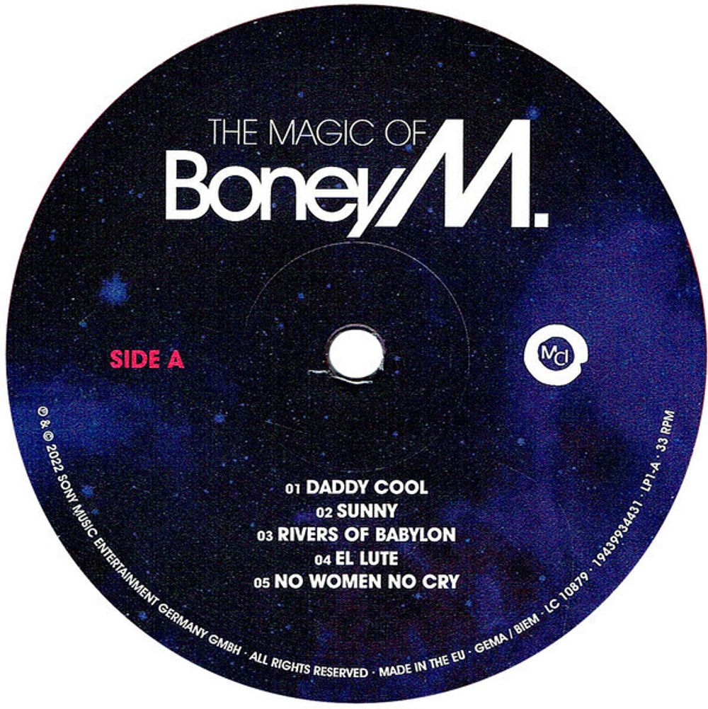 BONEY M. The Magic of Boney M. (Magenta & Blue Transparent) (2 LP). БОНИ М - Лучшее