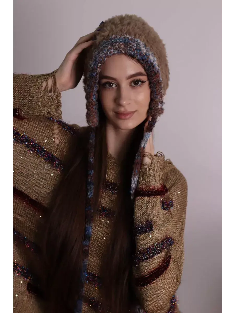 Чепчик шапка ушанка