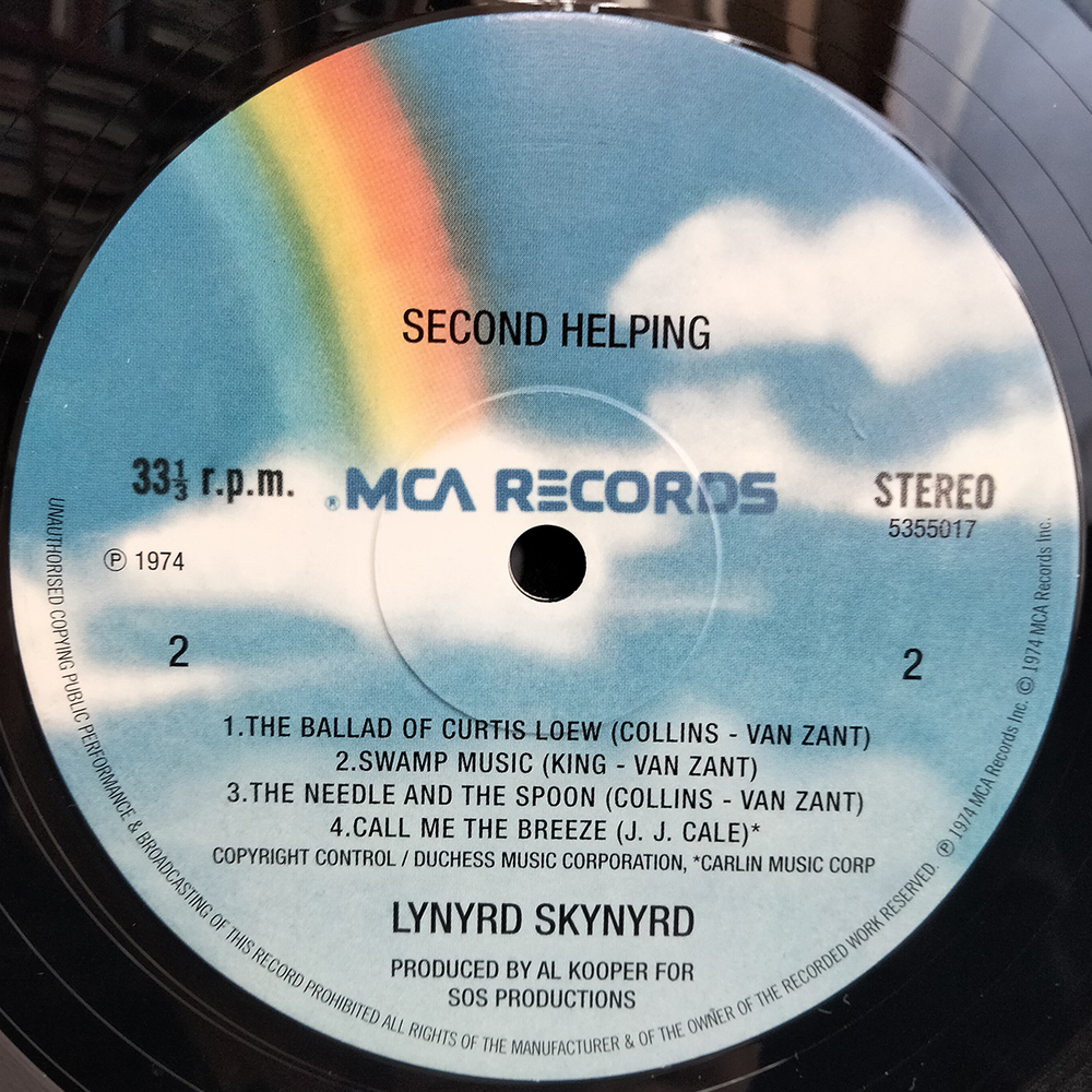 Lynyrd Skynyrd / Second Helping (LP)