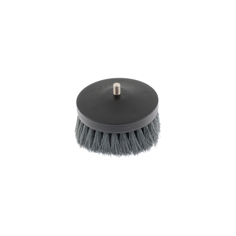 SGCB Pneumatic Carpet Brush Grey - щетка-насадка на дрель для чистки текстиля средней жескости, 90мм