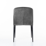 Стул Albert (Альберт), бархат серый 27