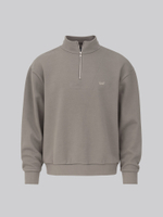Халф-зип свитшот Minimalistic (Taupe grey)