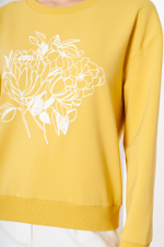 22387 Джемпер женский (желто-горчичный)