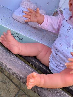 Кукла Реборн Nines 45см Rubi Girl виниловая (N0237)