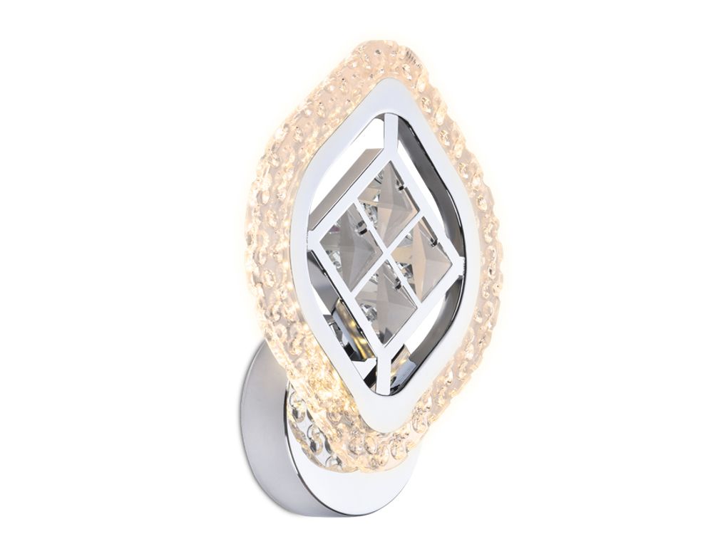 Ambrella Настенный светодиодный светильник с хрусталем Ice FA279