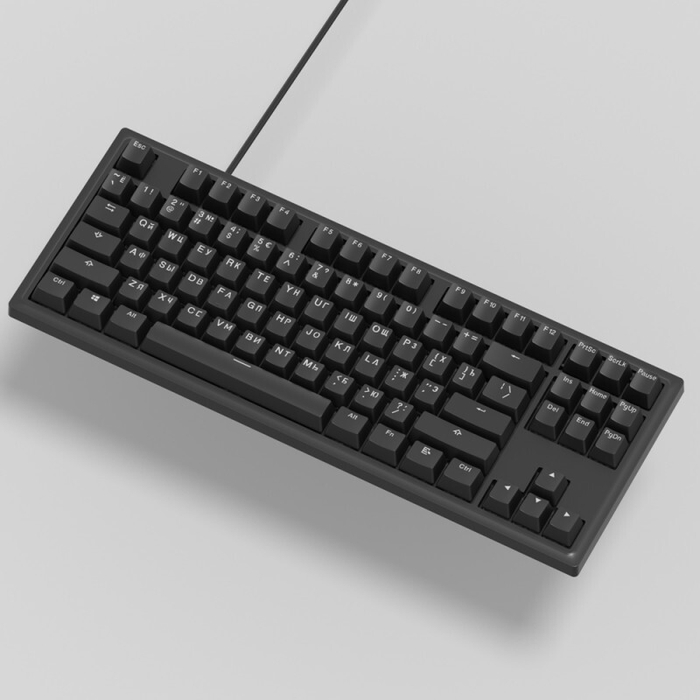 Механическая клавиатура Durgod Cavalry 87 - BLACK, TKL, PBT Double-shot keycaps, Hot-swap, RGB, Kailh turbo-Speed Silver switch (C87-B-KL-SS)