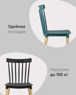 Стул Field пластик темно-бирюзовый