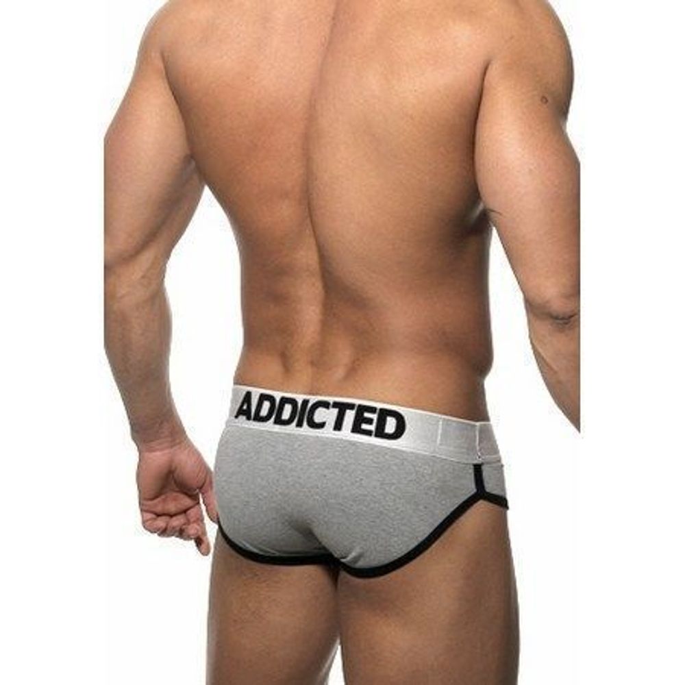 Мужские трусы брифы Addicted Brief Grey 73