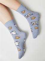 CONTE HAPPY Хлопковые носки c рисунками "Мышка и сыр"