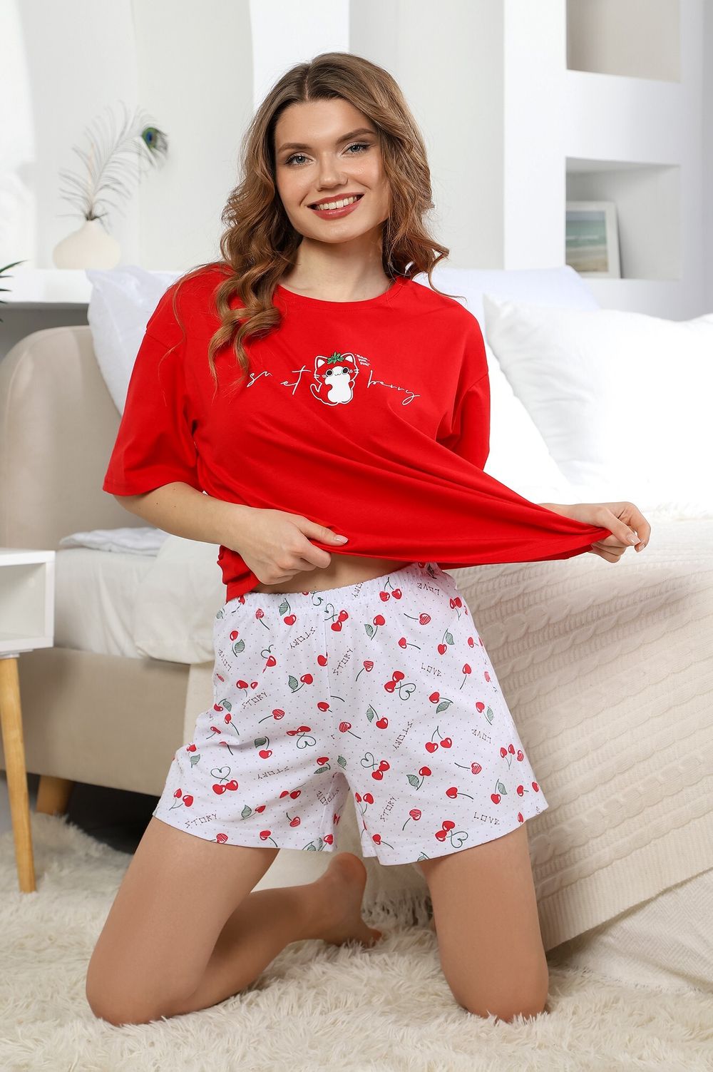 Пижама Смузи-1 Виотекс ВИШНЯ