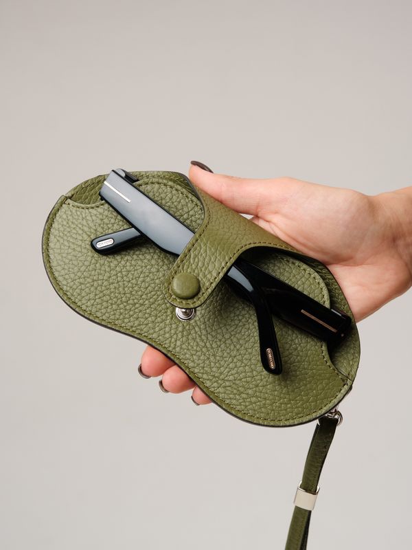 Футляр для очков / очечник DBR 15-82 зеленая водоросль