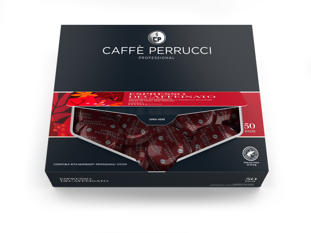 Кофе в капсулах CAFFE PERRUCCI® Espresso Decaffeinato 300 г(уп*50)