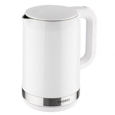 ENERGY E-218 Чайник электрический с двойными стенками 1800Вт 1,7л (белый)