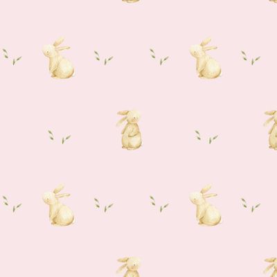 просто зайки на розовом